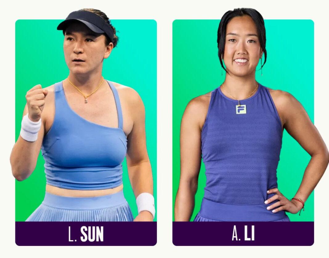 Lulu Sun e Ann Li Guangzhou Ann Li e Lulu Sun in finale a Guangzhou