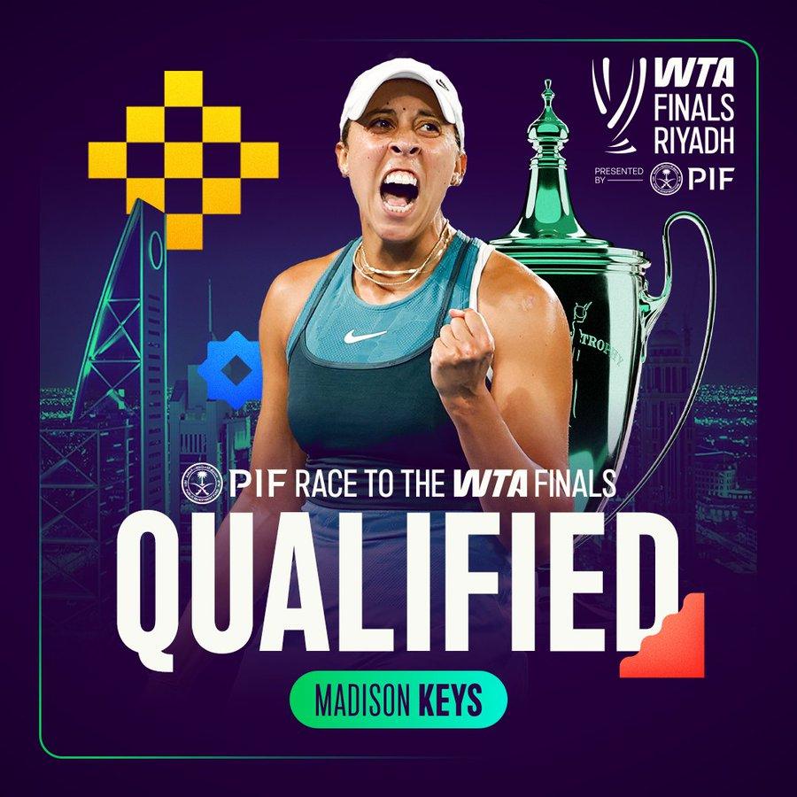 Madison Keys qualificata alle WTA Finals 2025
