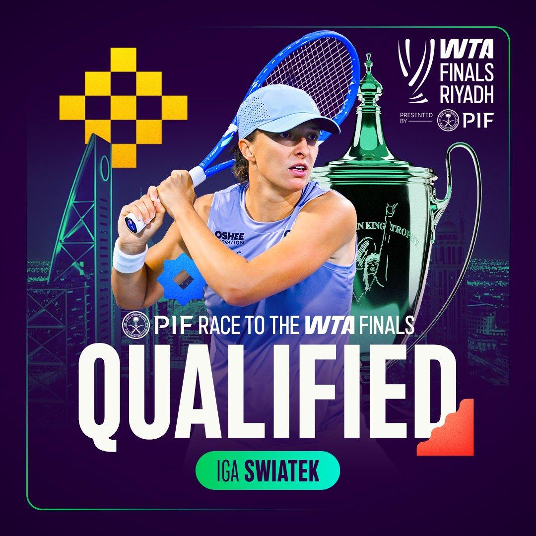 Iga Swiatek WTA Finals Riad (foto WTA)