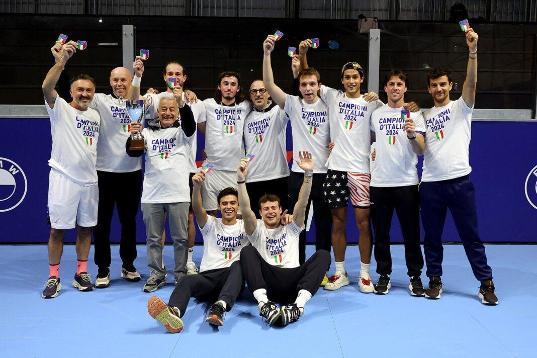 Il TC Crema festeggia lo scudetto vinto nel 2024