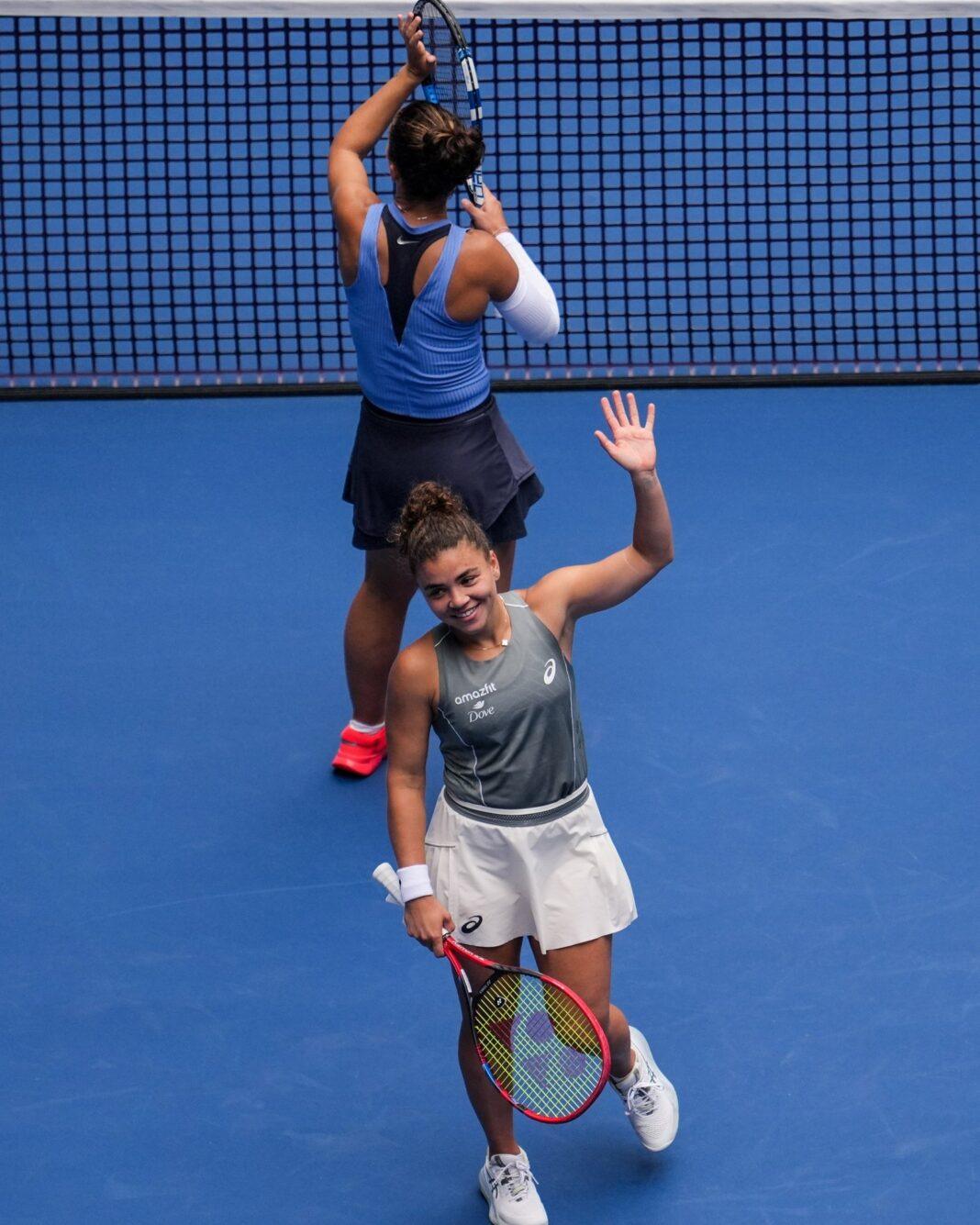 Sara Errani e Jamsine Paolini vicono il match d'esordio alle WTA Finals 2025 di Riad (foto Italia team social)