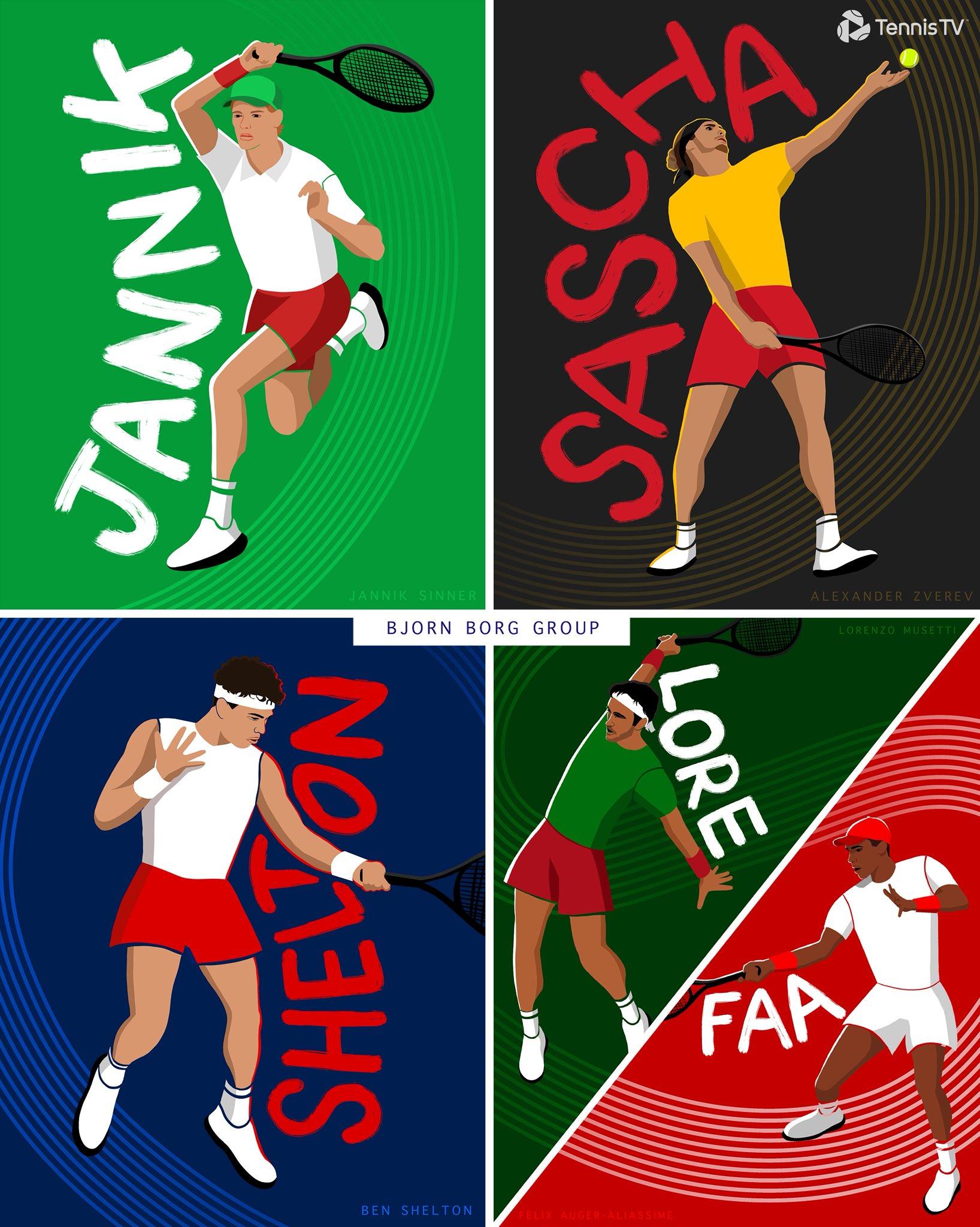 Il gruppo Bjorn Borg alle ATP Finals 2025