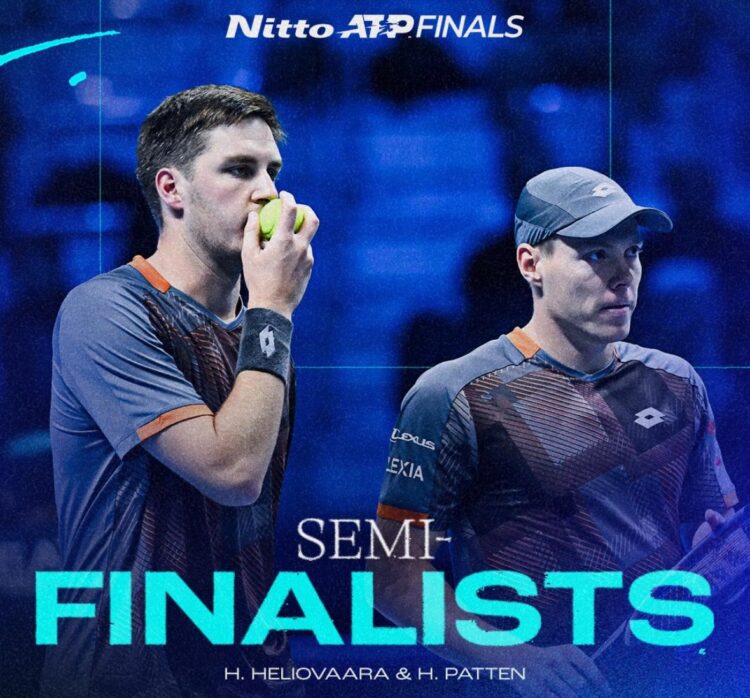 Heliovaara Patten in semifinale alle ATP Finals