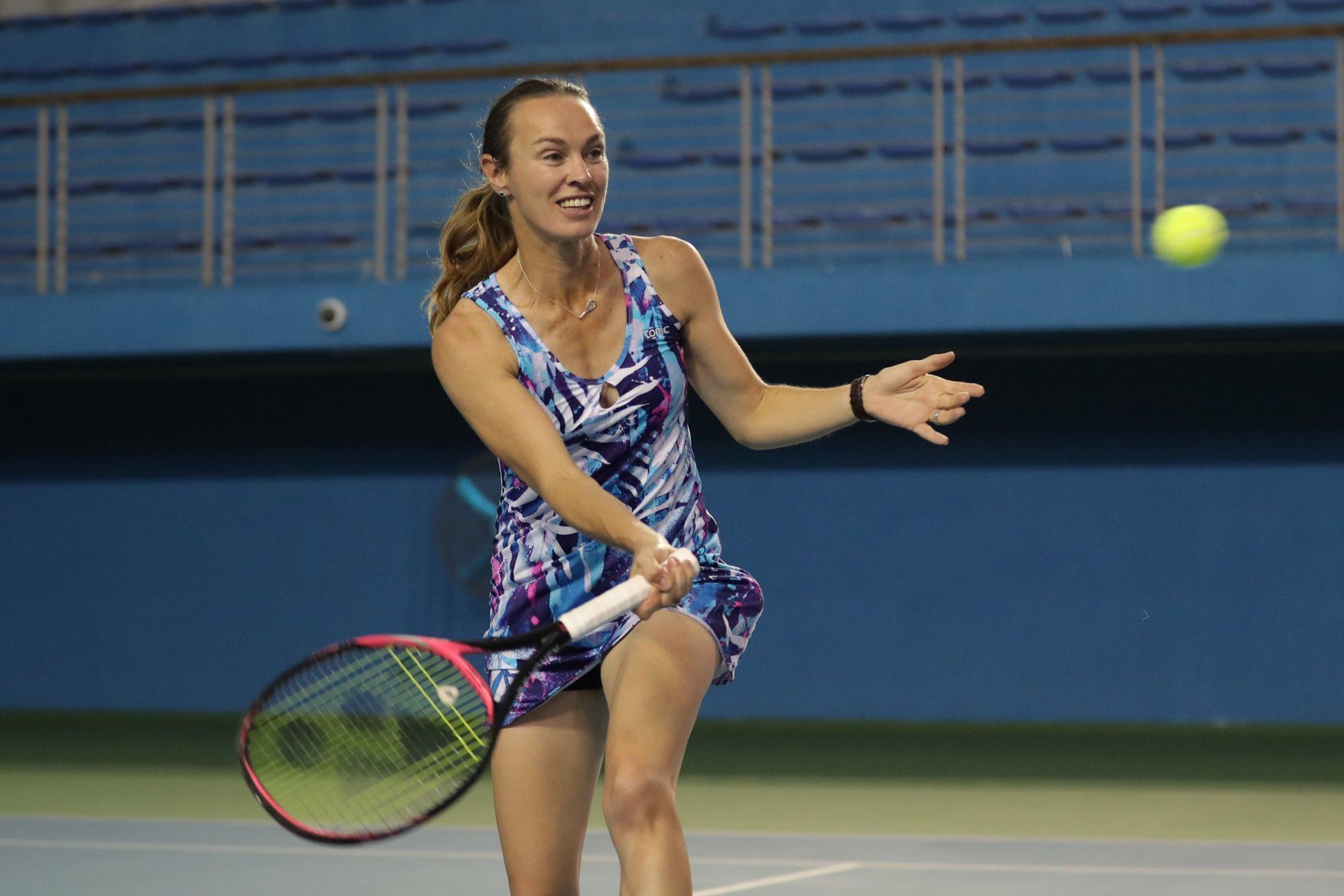 Martina Hingis in campo