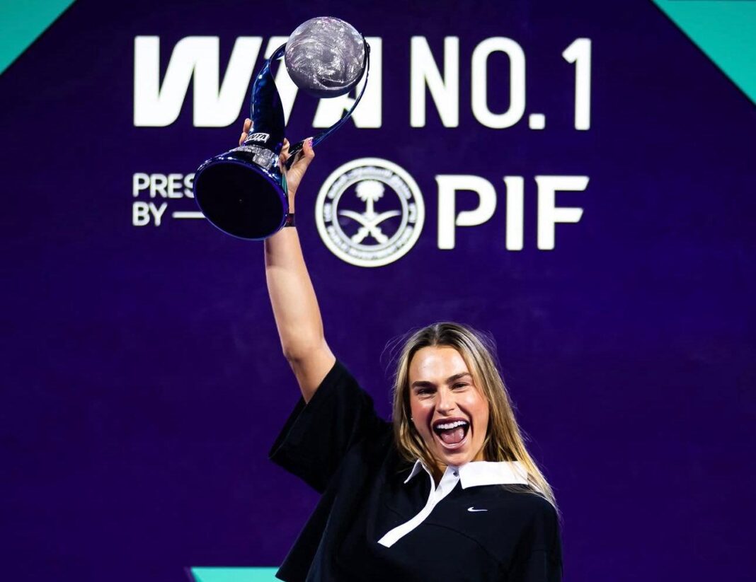 Aryna Sabalenka premiata come n.1 del ranking WTA