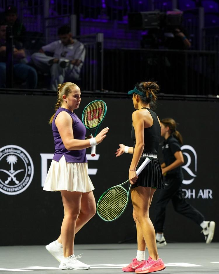 Su-Wei Hsieh e Jelena Ostapenko, WTA Finals 2025