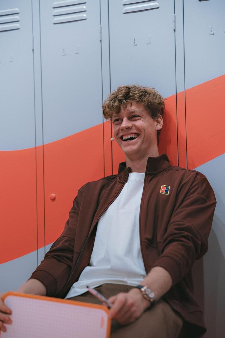 Jannik Sinner al Nike Store di Torino il 6 novembre 2025