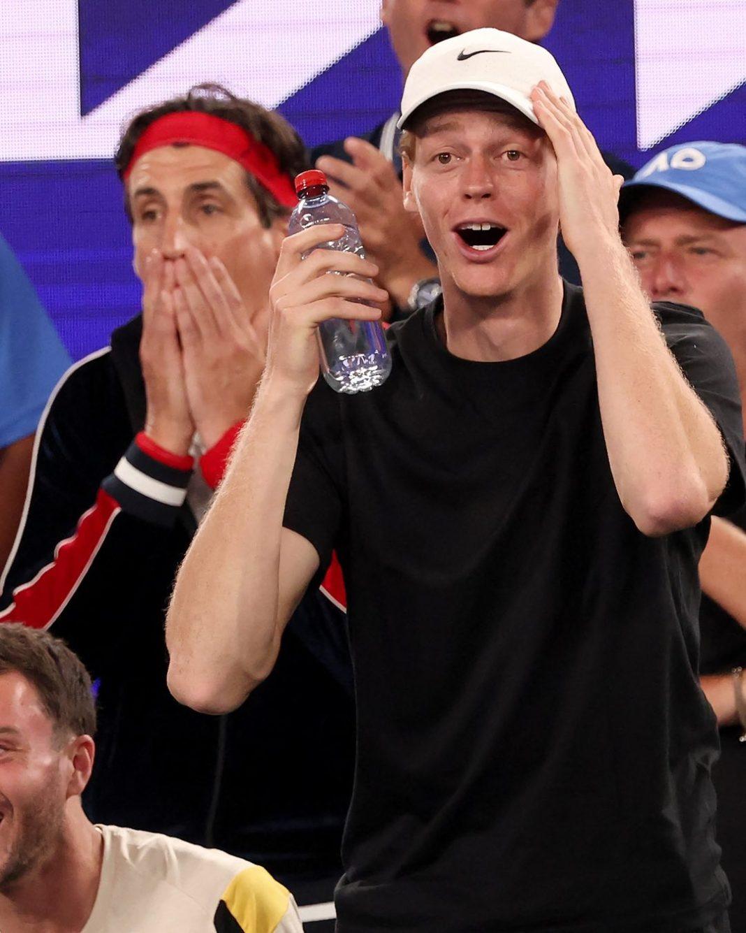 Jannik Sinner al One Point Slam (foto presa da profilo x Australian open)