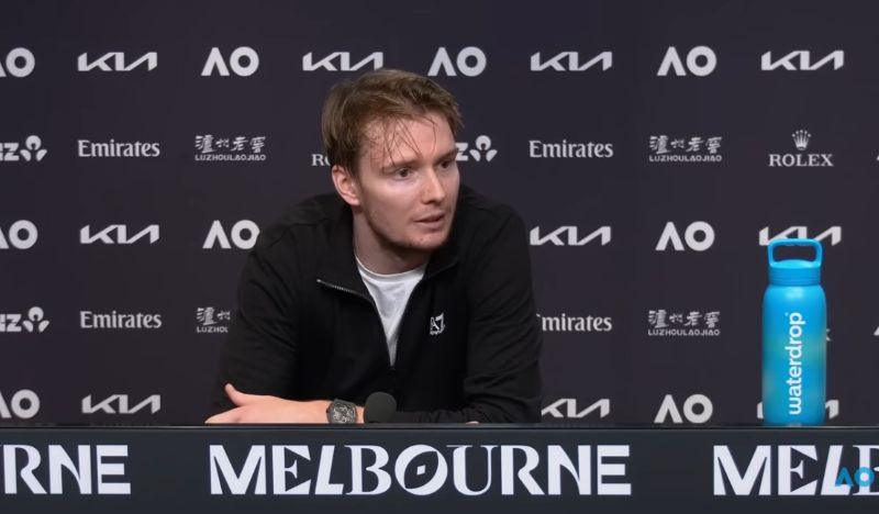Alexander Bublik press conference