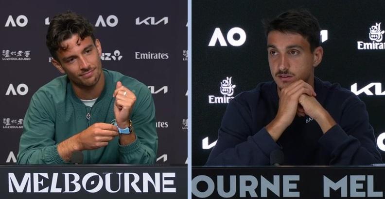 Musetti e Sonego press conference