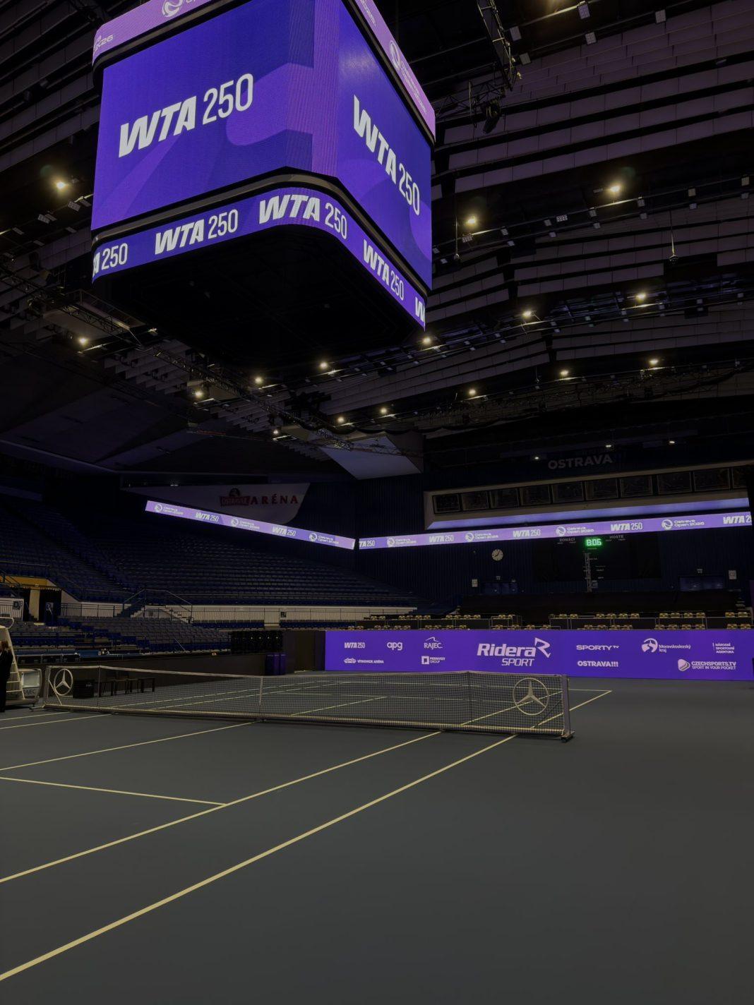 La Ostrava Arena, sede del WTA 250 di Ostrava