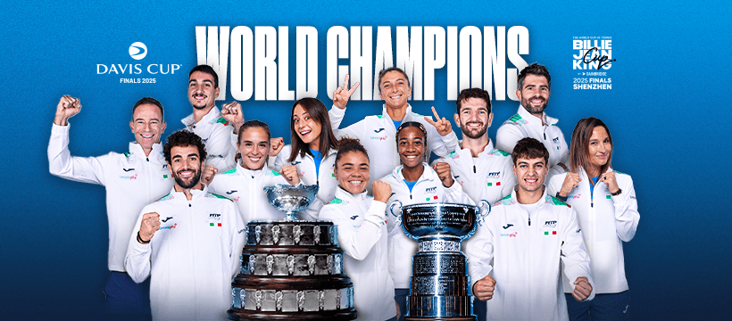 Le squadre italiane di Davis Cup e BJK Cup