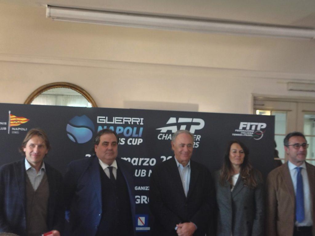 Conferenza di presentazione della Guerri Napoli Tennis Cup 2026 (Foto: Luca Maglio)