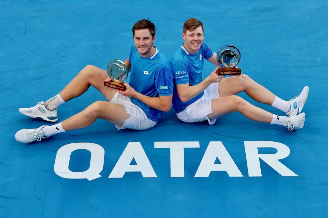 Harri Haliovara e Henry Patten vincono l'ATP 500 di Doha 2026 (Foto presa da profilo x atp tour)