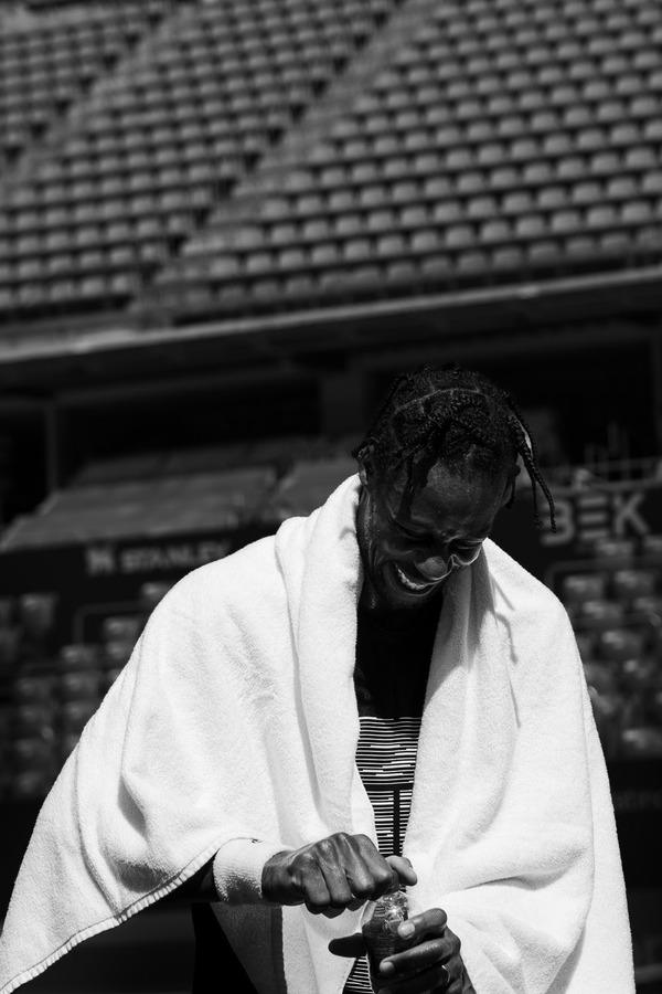 Gael Monfils all'ATP 500 di Acapulco (crediti: Mextennis)