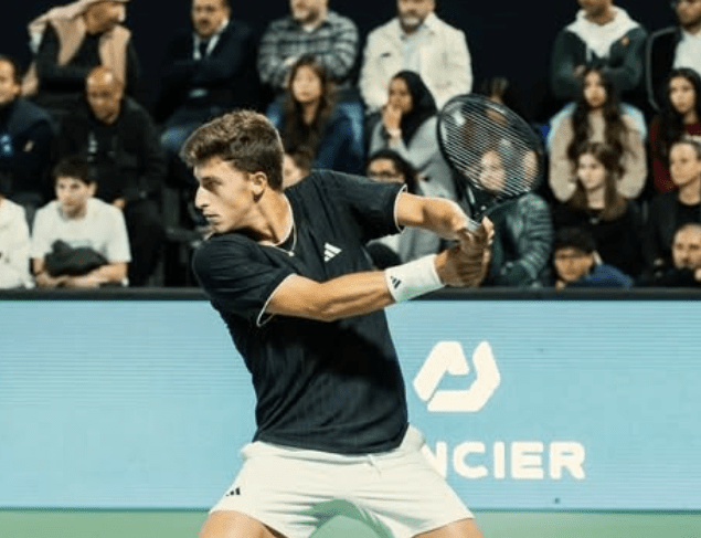 Luca Nardi in azione nel 2026