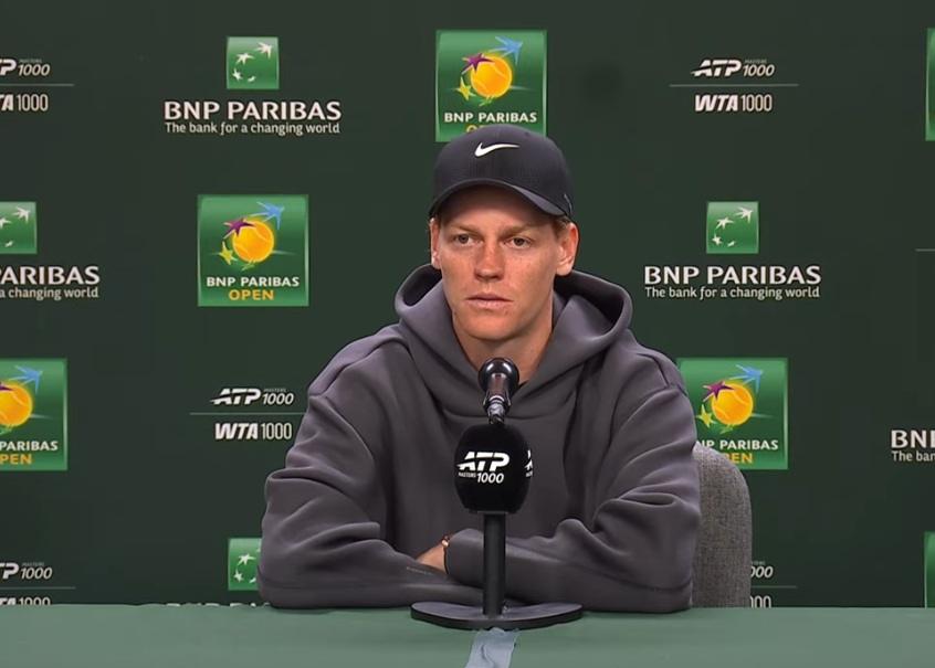 Sinner conferenza stampa ad Indian Wells