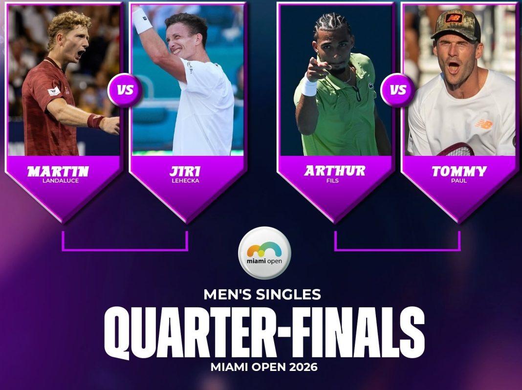 Tabellone quarti finale parte alta Miami Open 2026