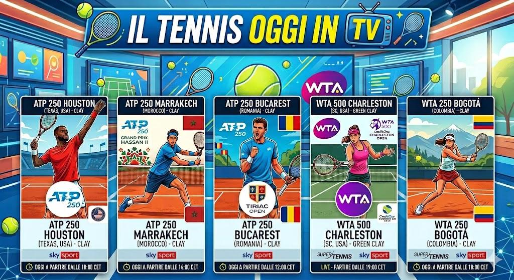 Il Tennis Oggi In TV 4 aprile 2026