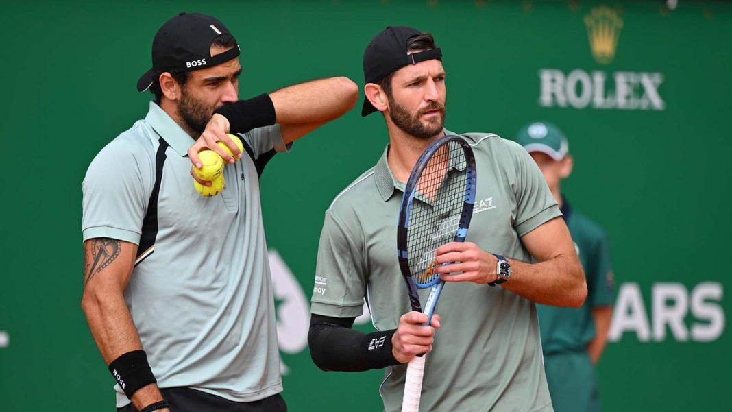 Matteo Berrettini e Andrea Vavassori a Montecarlo