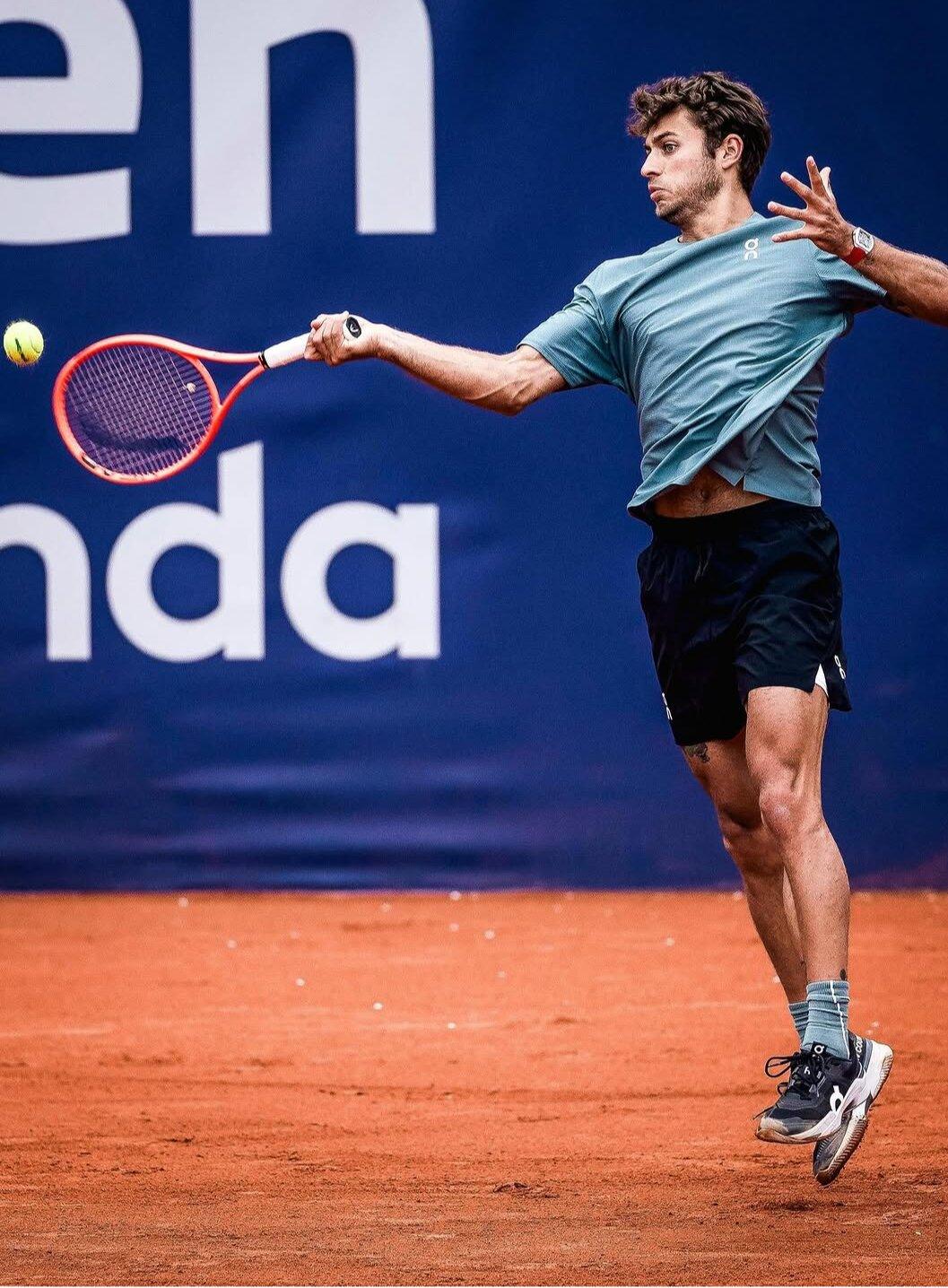 Flavio Cobolli all'ATP 500 di Monaco (foto presa da profilo instagram Flavio Cobolli)