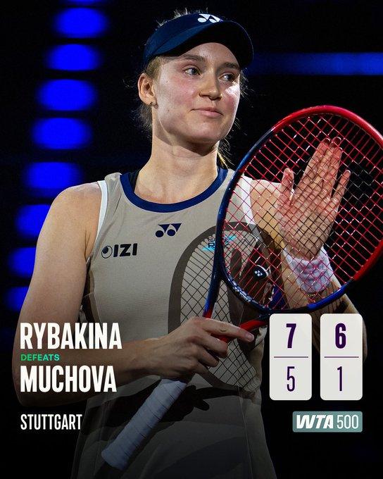 Rybakina vince Stoccarda 2026