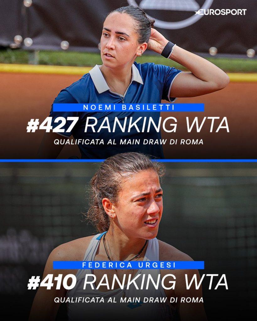 Urgesi e Basiletti qualificate al main draw degli Internazionali d'Italia 2026