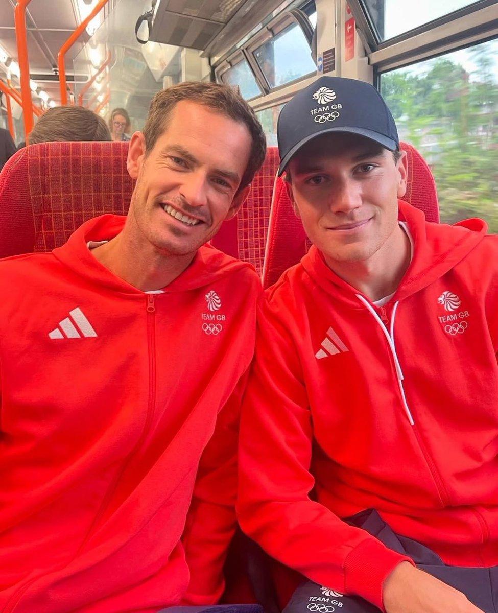 Andy Murray e Jack Draper insieme durante il le olimpiadi di Parigi 2024