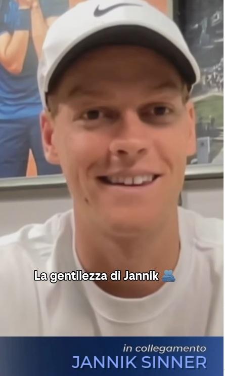 Jannik Sinner a Che Tempo Che Fa