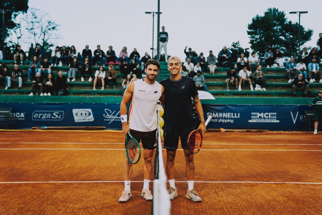 Andrea Pellegrino e Pierluigi Basile agli Internazionali di Tennis di Perugia