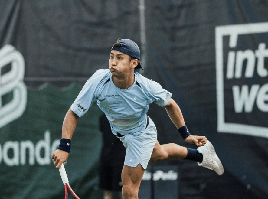 Sho Shimabukuro in azione a Stoccarda