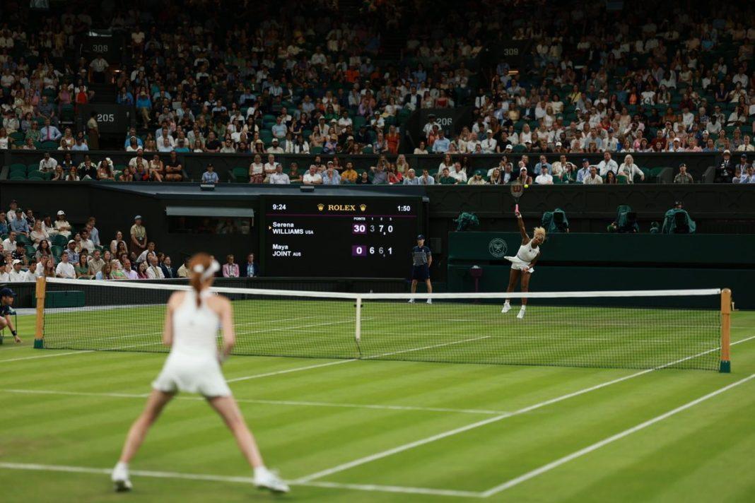 Serena Williams e Maya Joint si affrontano al 1T di Wimbledon 2026