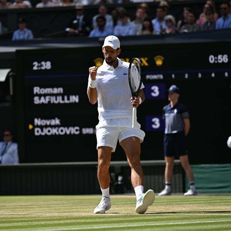 Novak Djokovic, ottavi di finale Wimbledon 2026