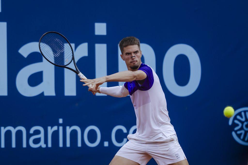 Dino Prizmic in azione al Challenger di San Marino 2025