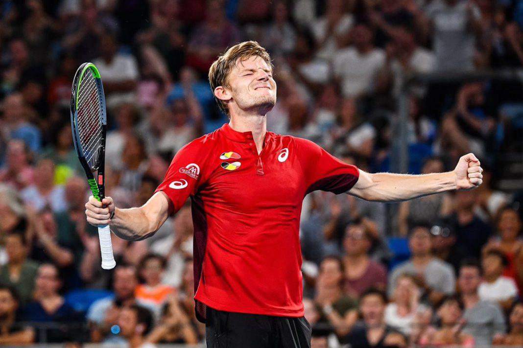 David Goffin in ATP Cup con il Belgio